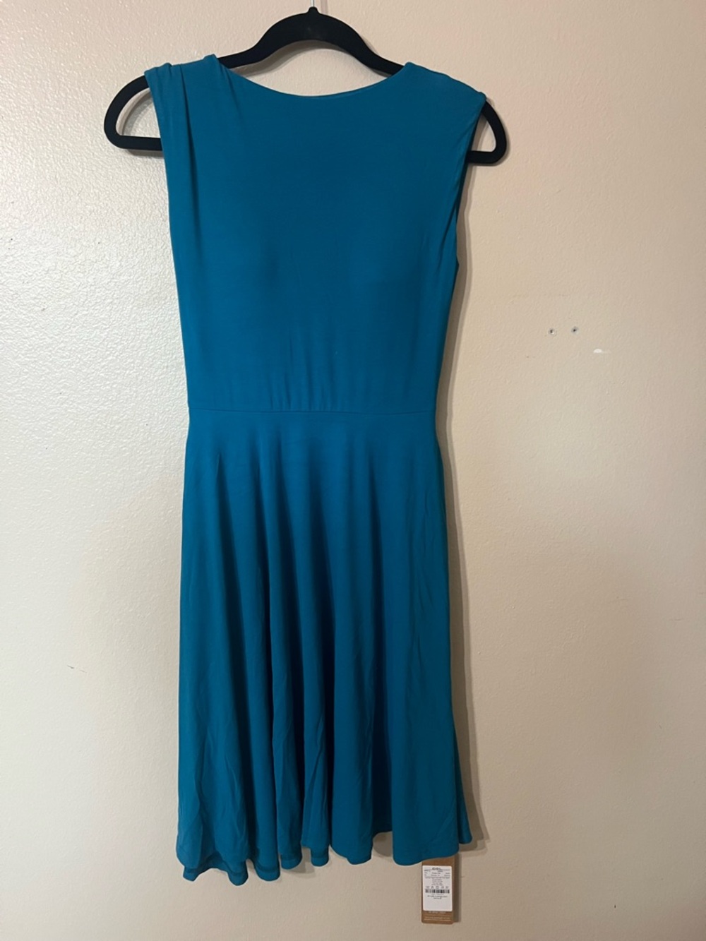 OGL Teal Sleeveless Fit-and-Flare Dress